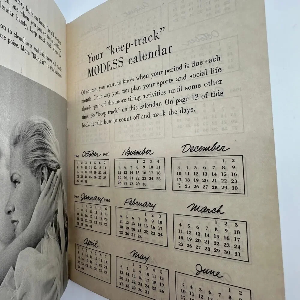 Modess vintage “growing